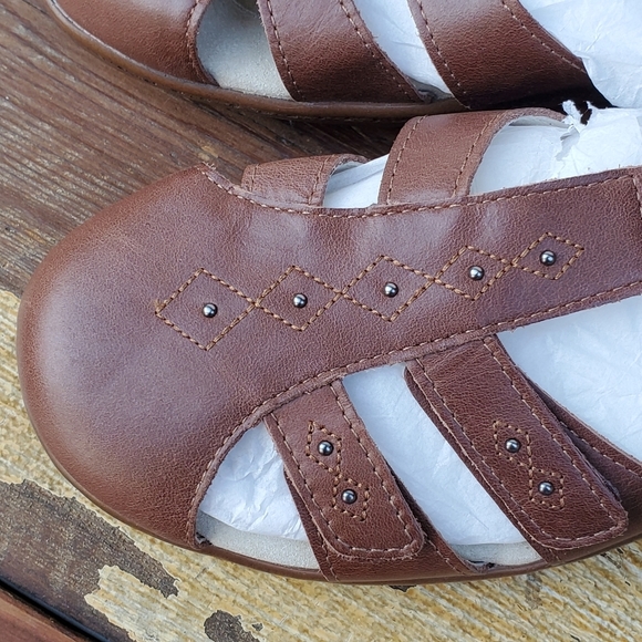 New Slip On Comfort Sandals Sz 9.5 - Picture 10 of 12